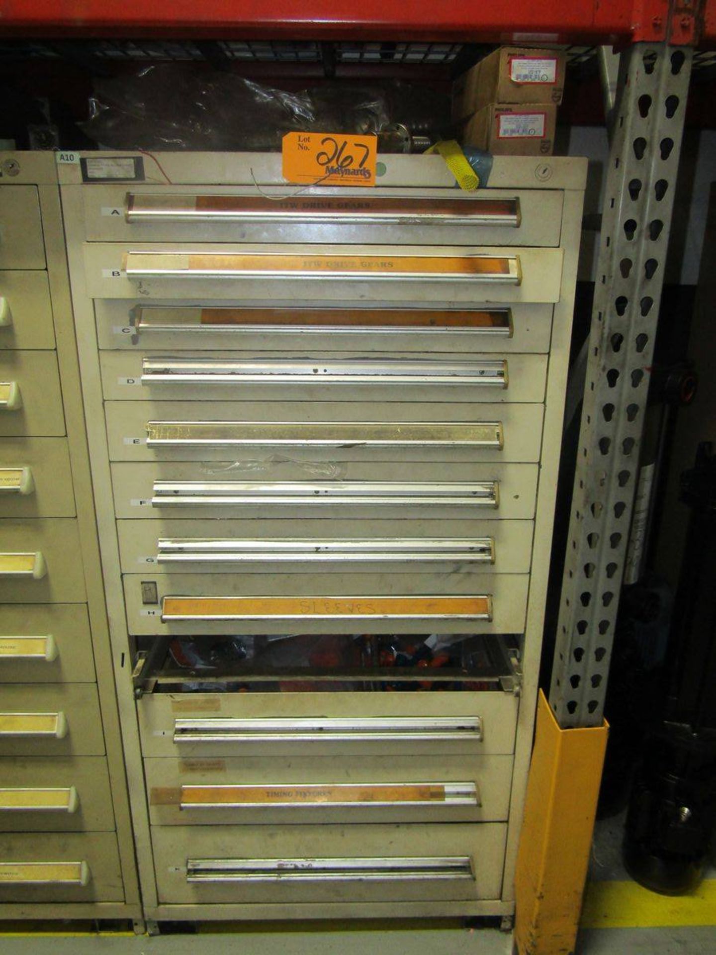 Stanley Vidmar 12-Drawer Heavy Duty Parts Cabinet