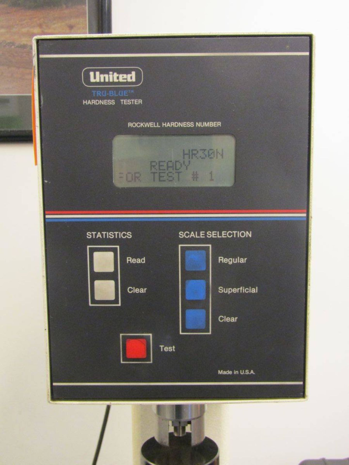 United UHT-10 Rockwell Hardness Tester - Image 3 of 3