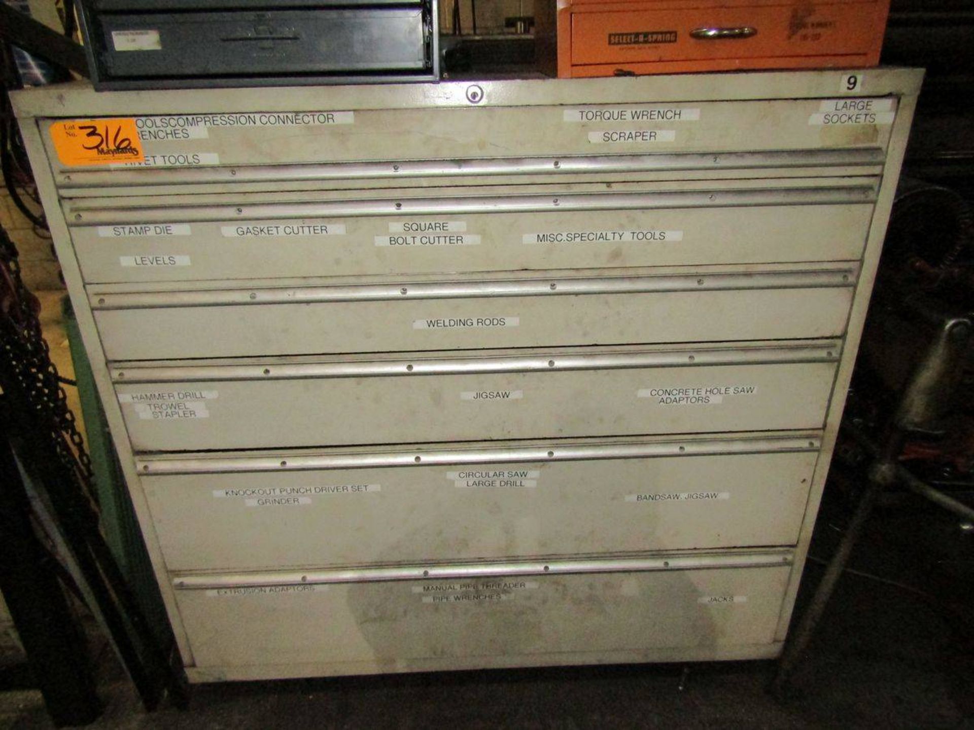 6-Drawer Heavy Duty Parts Cabinet