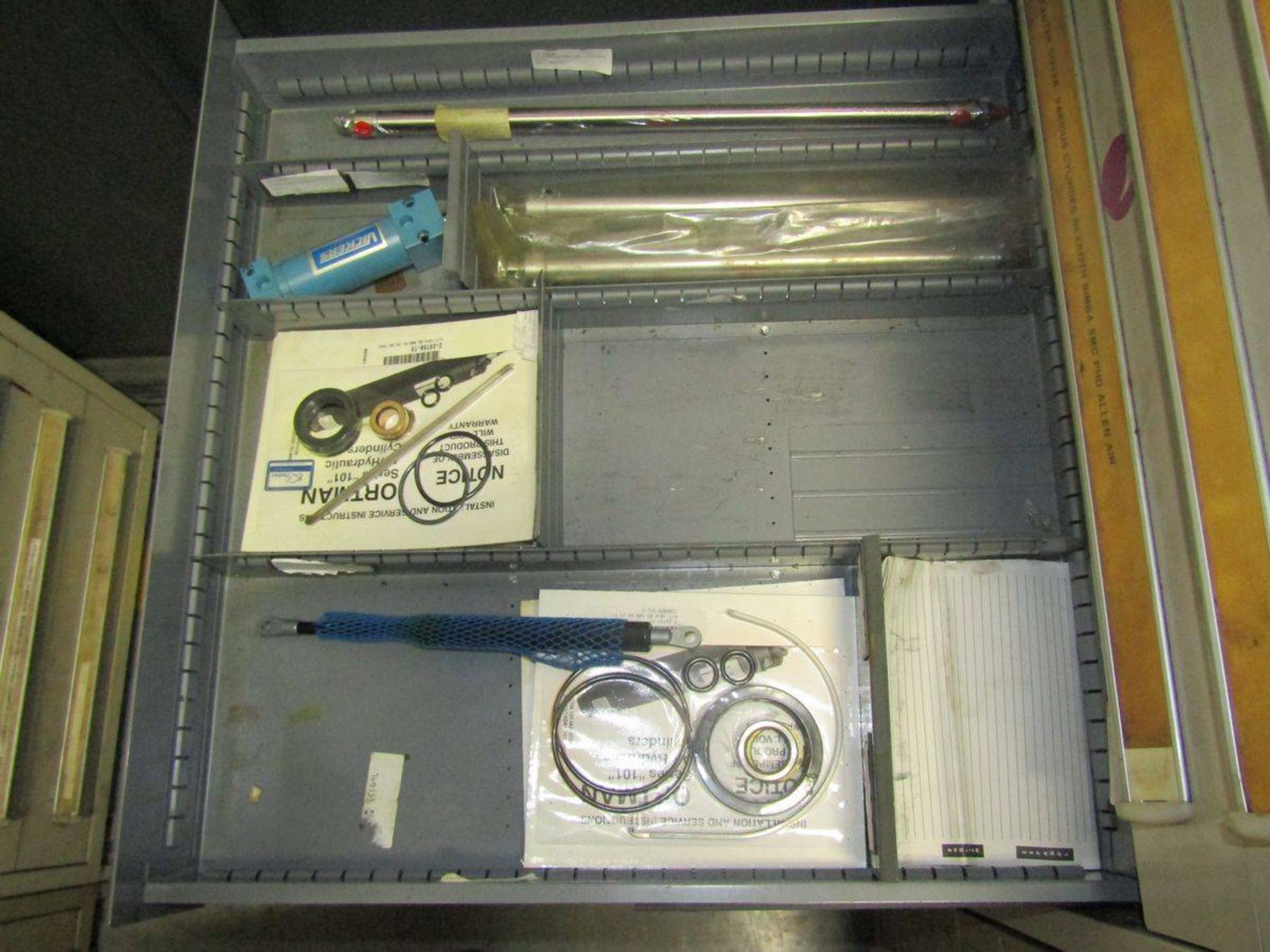 Stanley Vidmar 9-Drawer Heavy Duty Parts Cabinet - Image 5 of 10