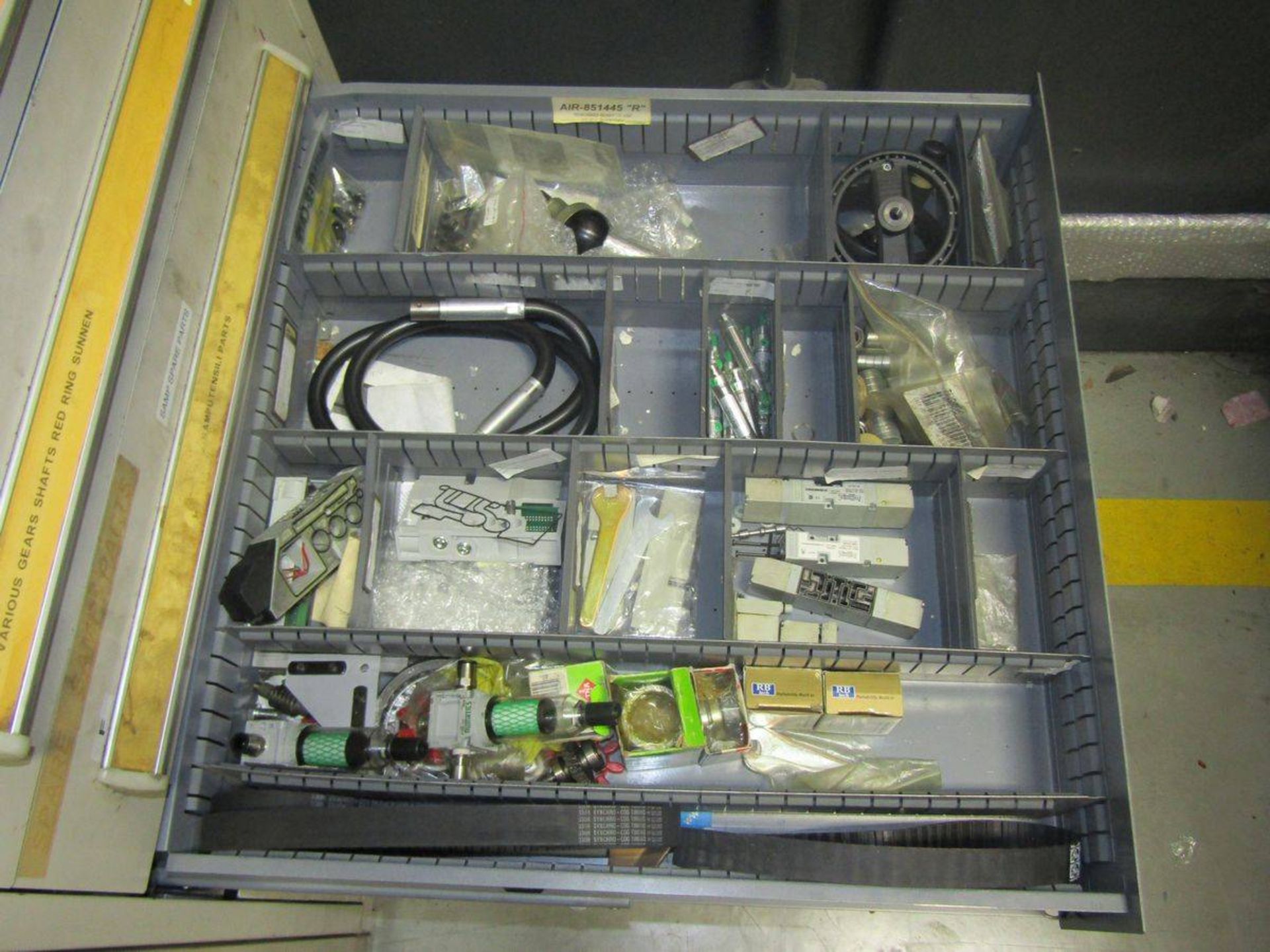 Stanley Vidmar 9-Drawer Heavy Duty Parts Cabinet - Image 8 of 10