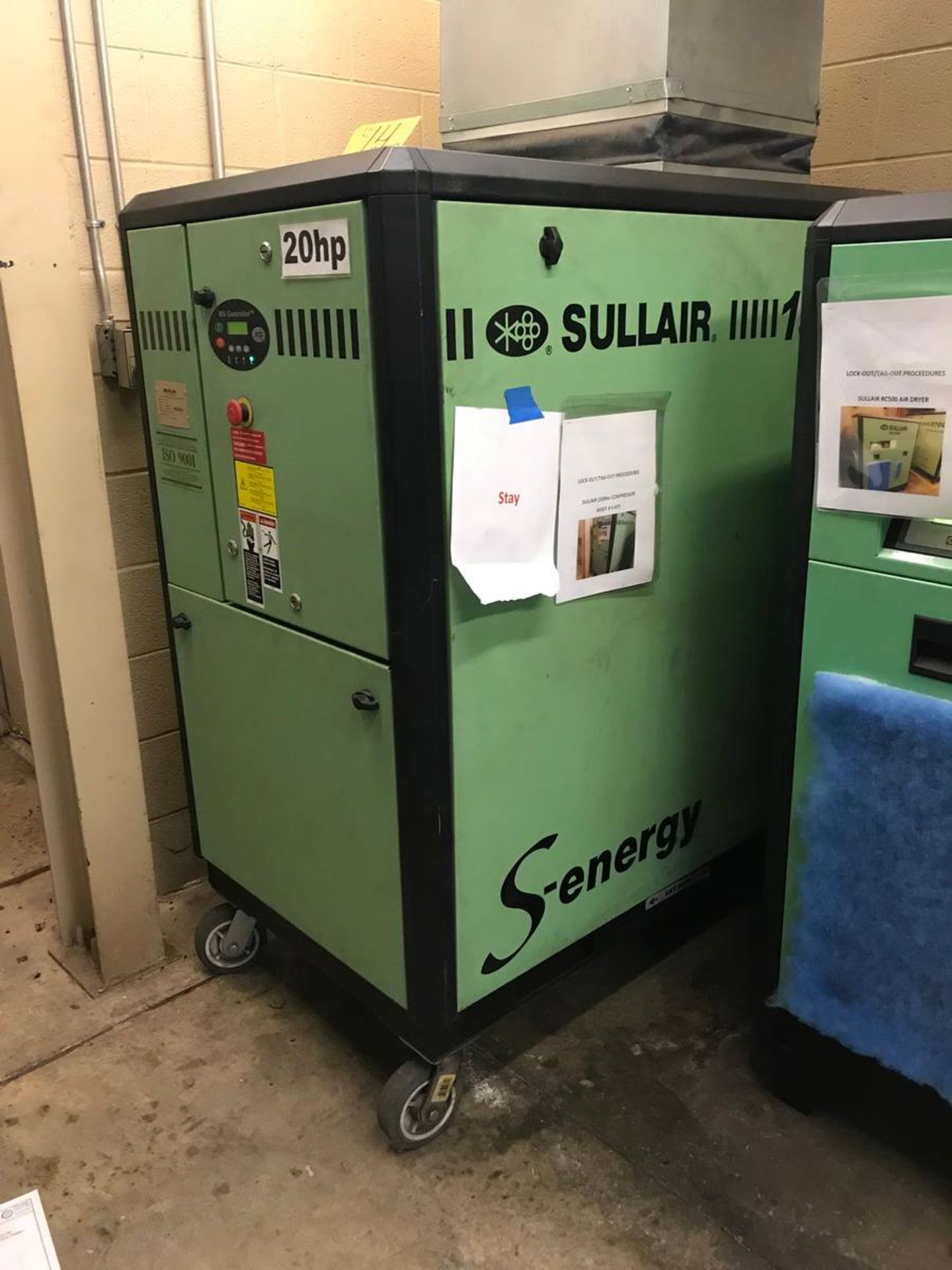 2007 Sulliar 1509E/A 20 HP Air Compressor