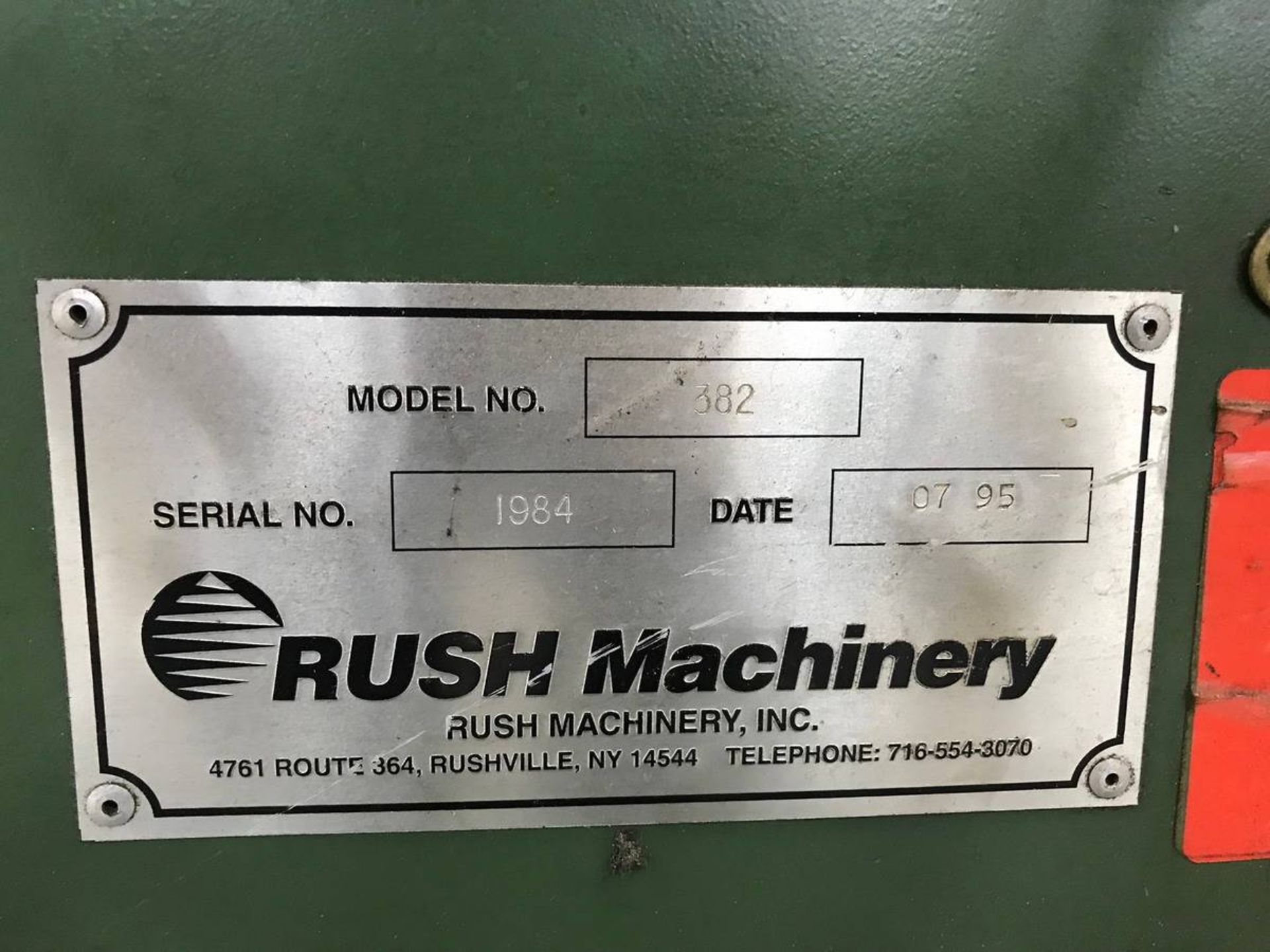 1995 Rush Machinery 382 Drill Grinder - Image 6 of 6