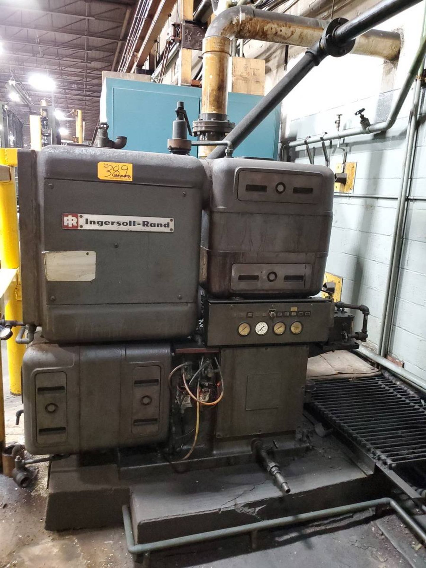 76 Ingersoll-Rand Cube Type Reciprocating Air Compressor - Image 9 of 13