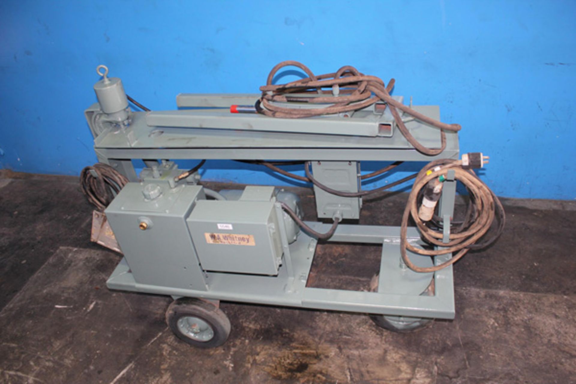 W.A. Whitney Portable Hydraulic Punch | 20 Ton, Mdl: 700548, S/N: 18631 - 5546HP - Image 2 of 6