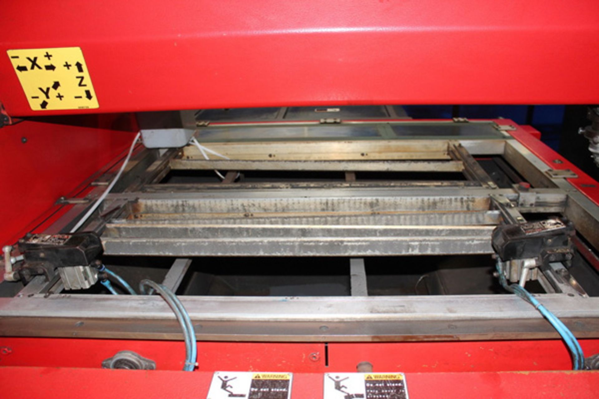 2011 Amada Quattro CNC Laser Cutting Machine 2,000 Watt x 49" x 49" x 3.9", Mdl: Quattro , S/N: - Image 10 of 33