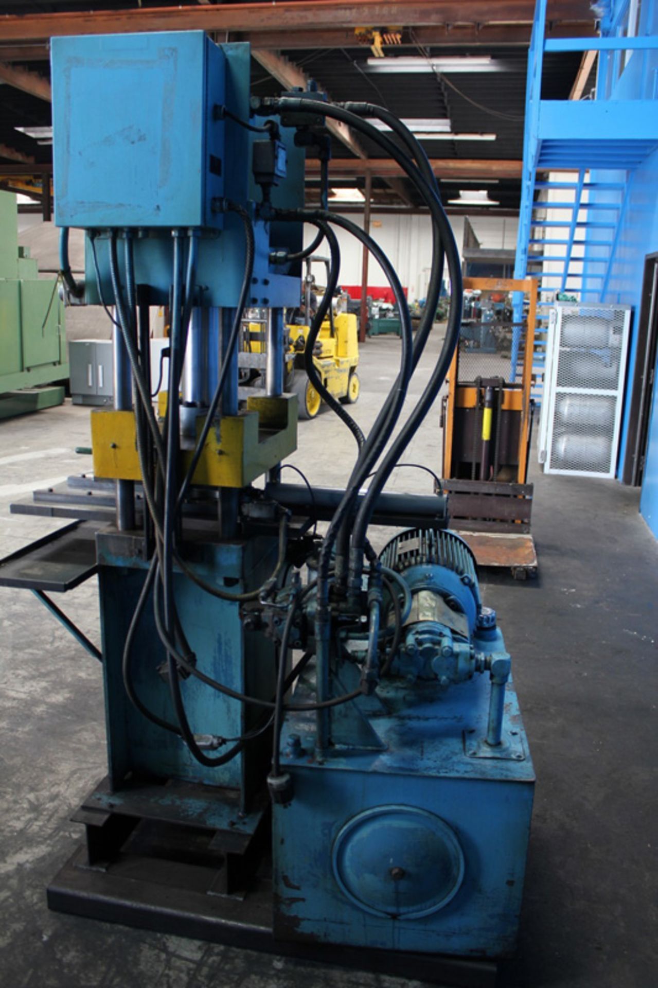 1988 Neff 4 Post Hydraulic Press | 50 Ton x 22 1/2" x 16 1/2", Mdl: H 50, S/N: P8863 - 5322HP - Image 5 of 7