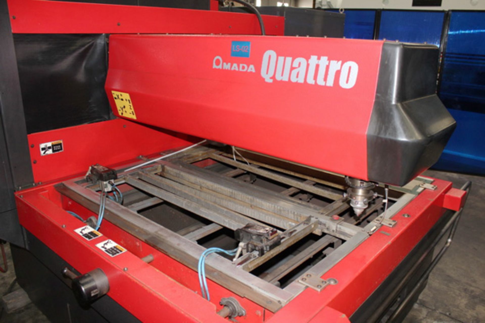 2011 Amada Quattro CNC Laser Cutting Machine 2,000 Watt x 49" x 49" x 3.9", Mdl: Quattro , S/N: - Image 9 of 33