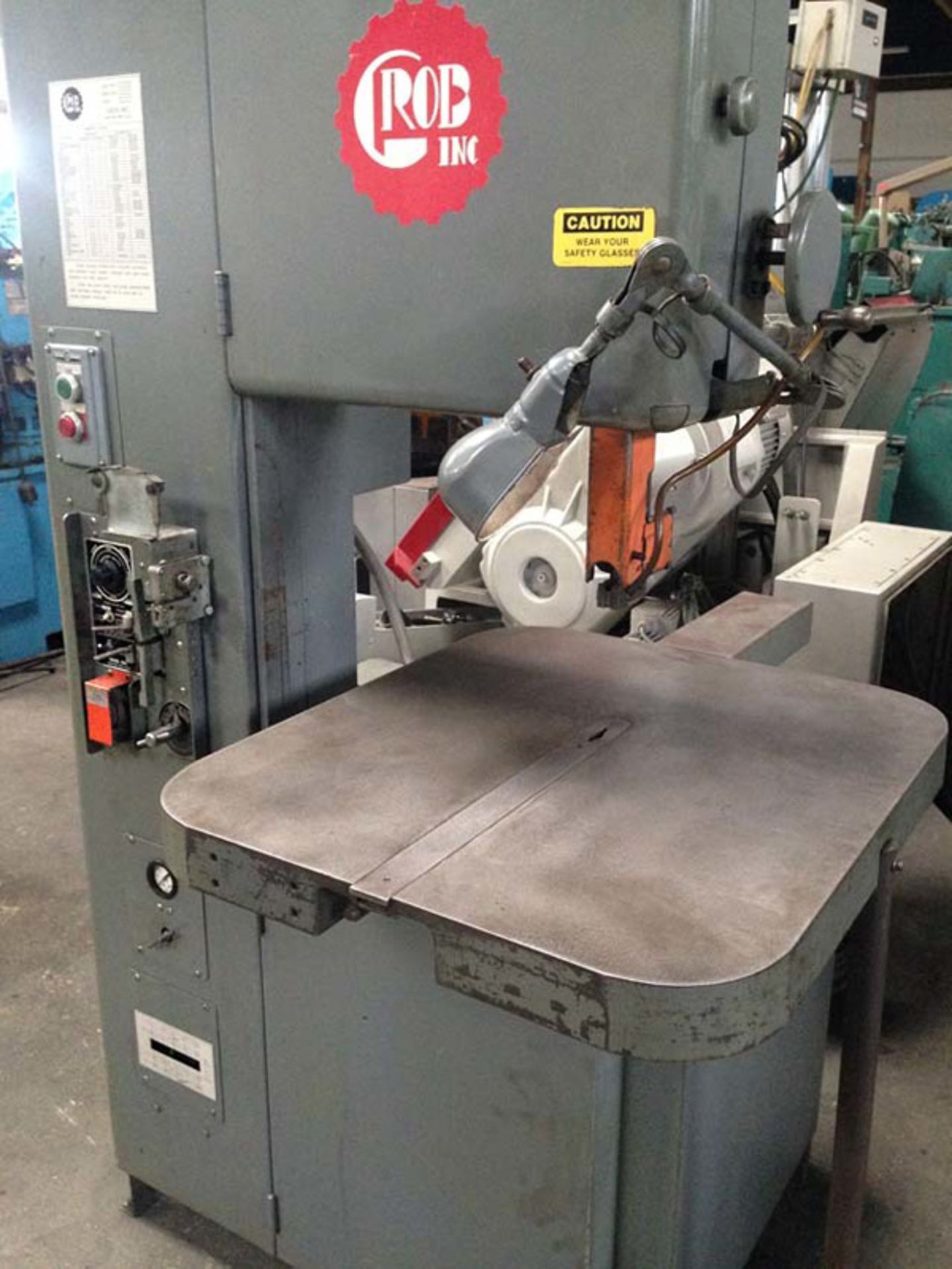 Grob Vertical Bandsaw | 18", Mdl: 4V-18, S/N: 3160 - 4676HP - Image 8 of 18