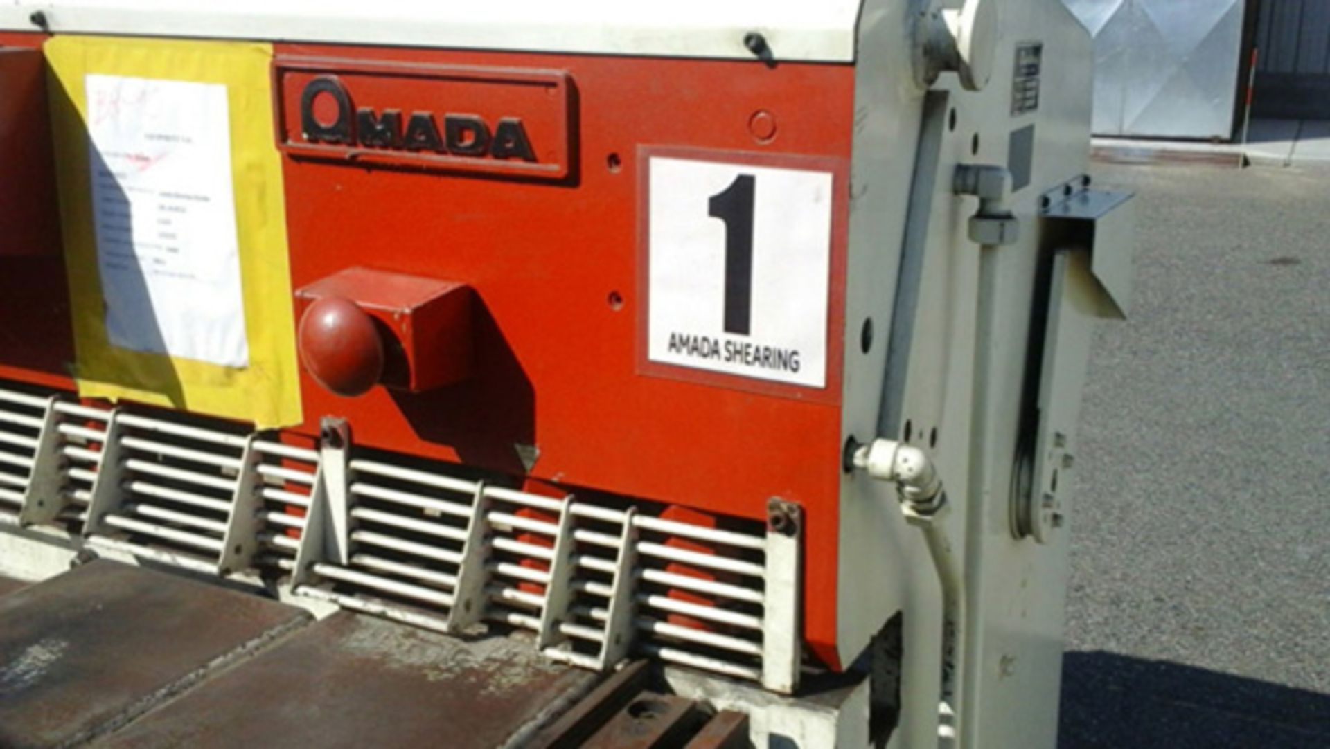 1984 Amada Hydraulic Power Shear | 10 Ga. x 4', Mdl: S-1232, S/N: 12321431 - 6995P - Image 5 of 6