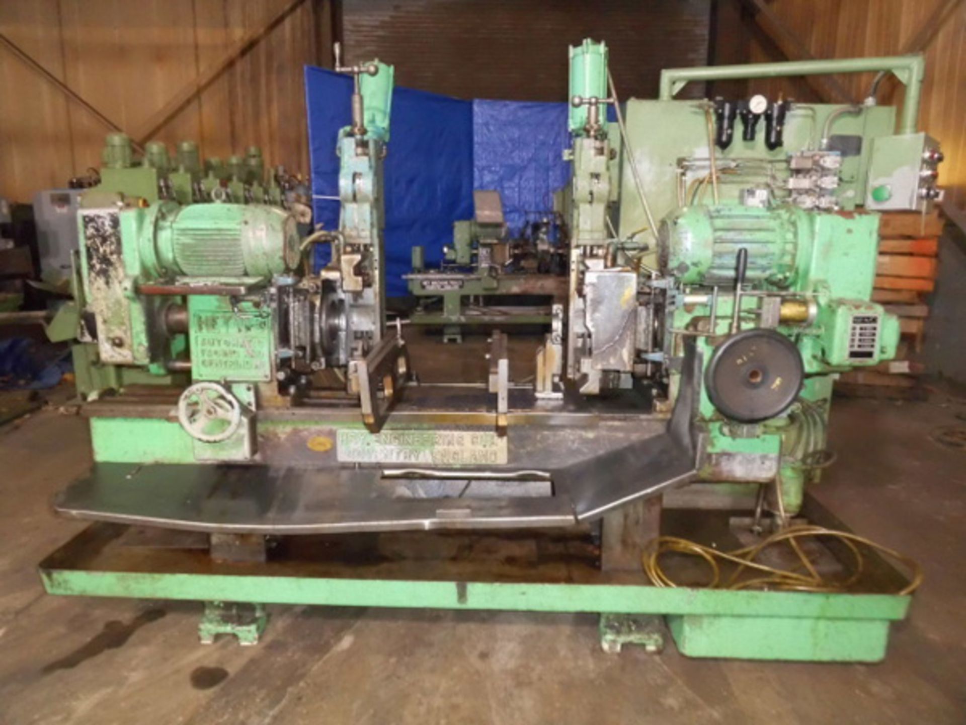 Hey #3 Double End Milling Facing & Centering Machine | 6" x 3"- 47", Mdl: #3, S/N: 2824-605 - 8140P - Image 2 of 4