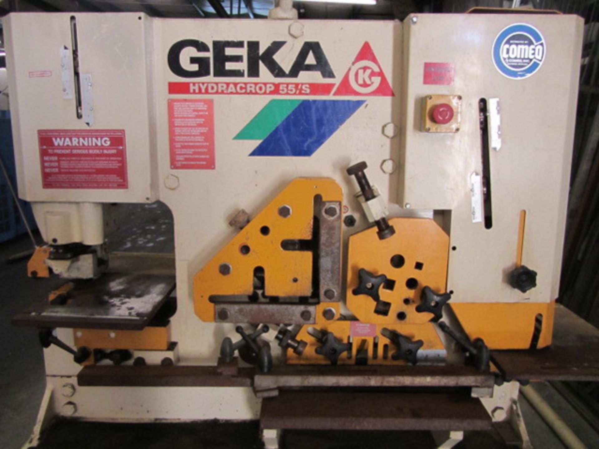 1999 Geka Hydraulic Ironworker | 50-Ton, Mdl: Hydracrop 55/S, S/N: 13018 - 8430P - Image 6 of 9