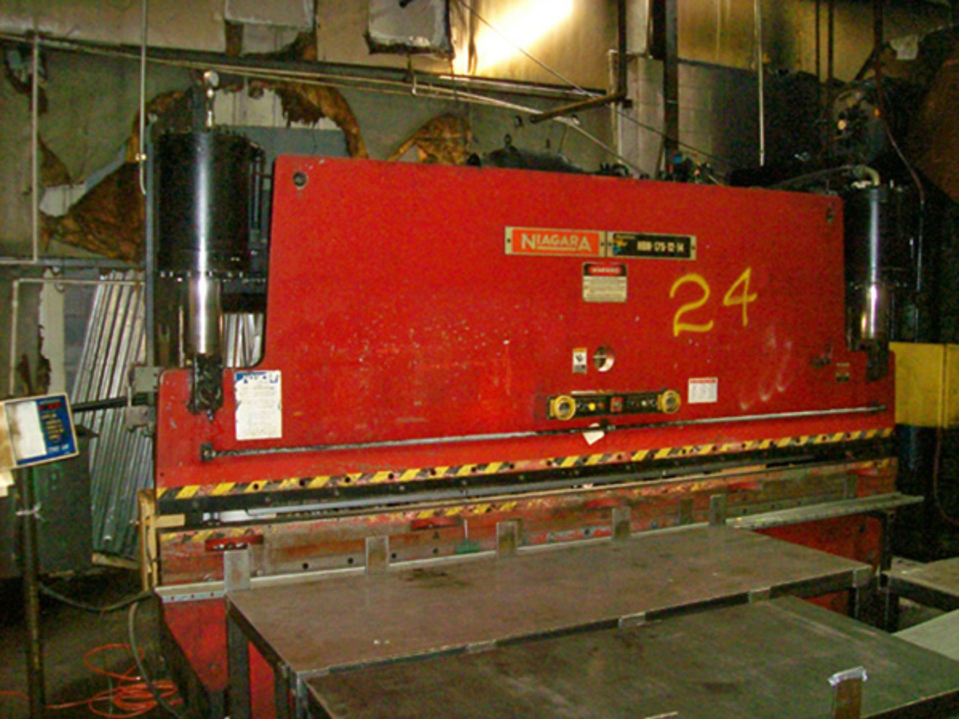 1990 Niagara CNC 2 Axis Hydraulic Press Brake | 175-Ton x 14', Mdl: HBM-175-12-14, S/N: P53605 - - Image 2 of 3