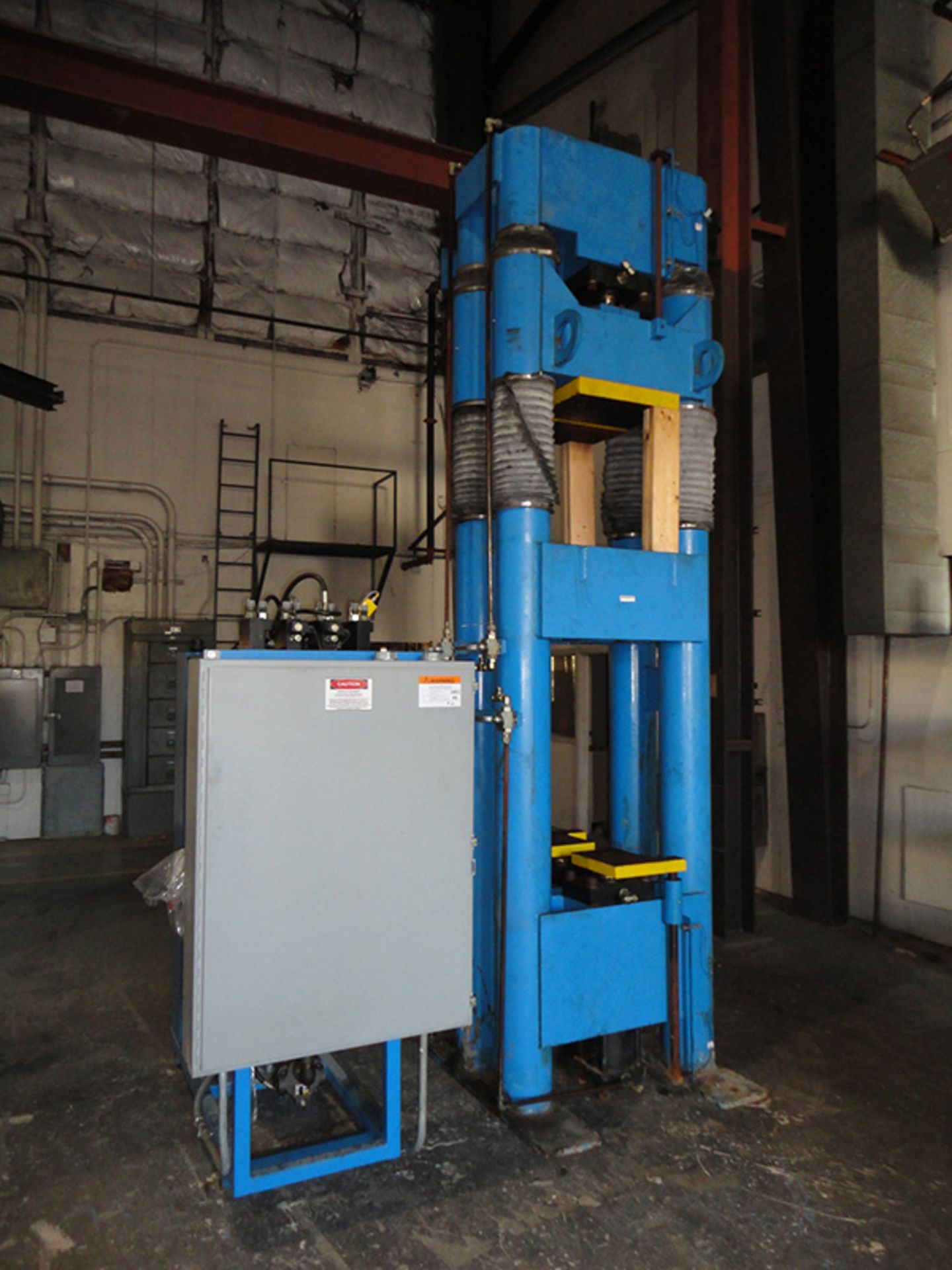 2002 Beckwood Four Post Hydraulic Powder Compaction Press (Up & Down Acting) | 110-Ton x 12" x 12" x - Image 3 of 3