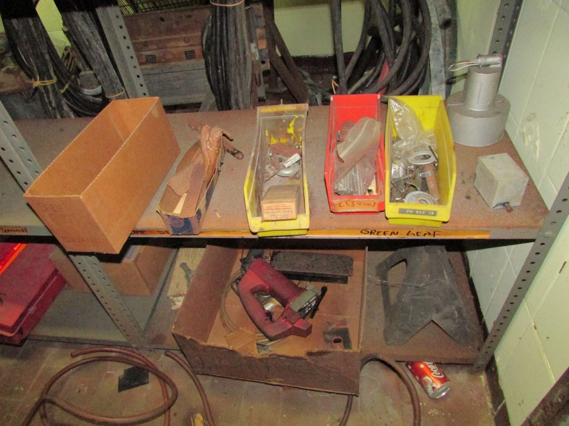 Contents of Tool Room, To Include Adjustable Shelving Units, Assorted Hand Tools, Pipe Wrenches, - Image 3 of 32