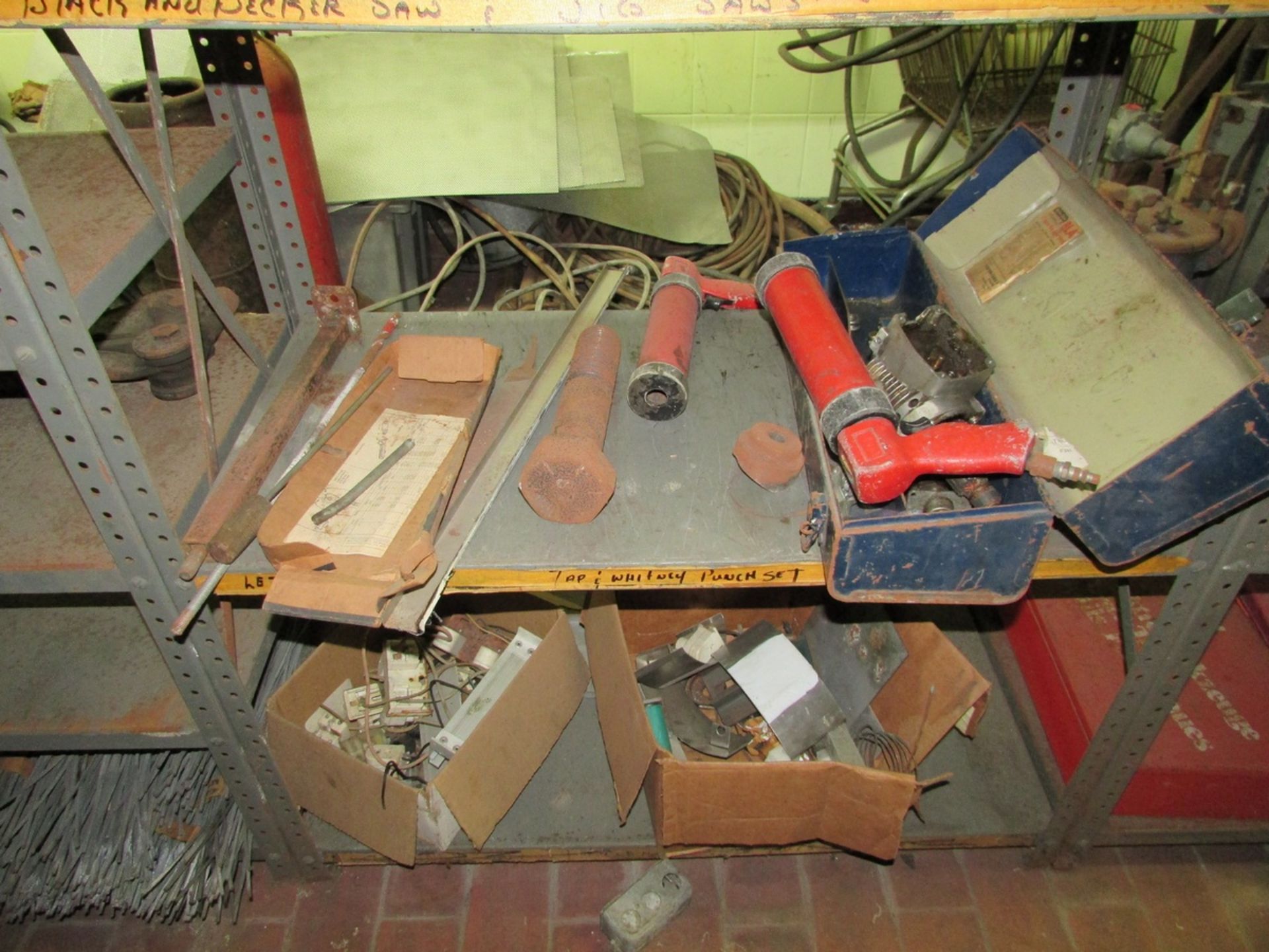 Contents of Tool Room, To Include Adjustable Shelving Units, Assorted Hand Tools, Pipe Wrenches, - Image 9 of 32