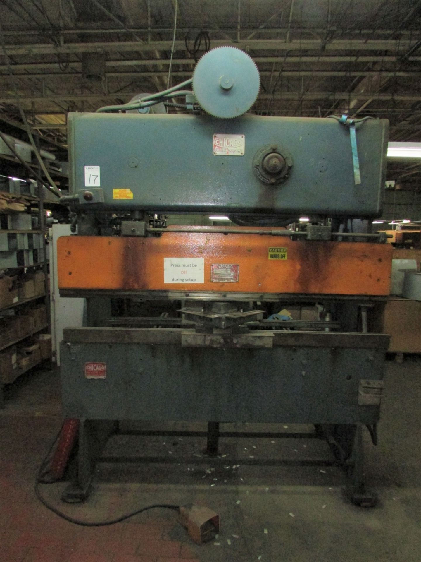 Chicago Dreis & Krump 265 25 Ton Capacity 6' Mechanical Press Brake, 62" Between Housings, 2" - Image 2 of 22