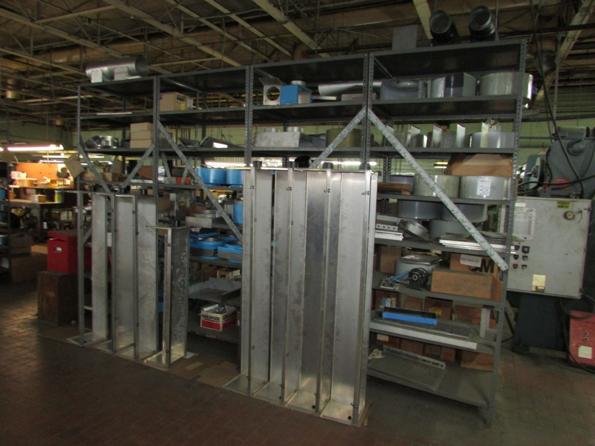 Contents of AC Assembly Area, To Include (7) Double Sided Wood Workstations, (28) Sections of - Image 17 of 107