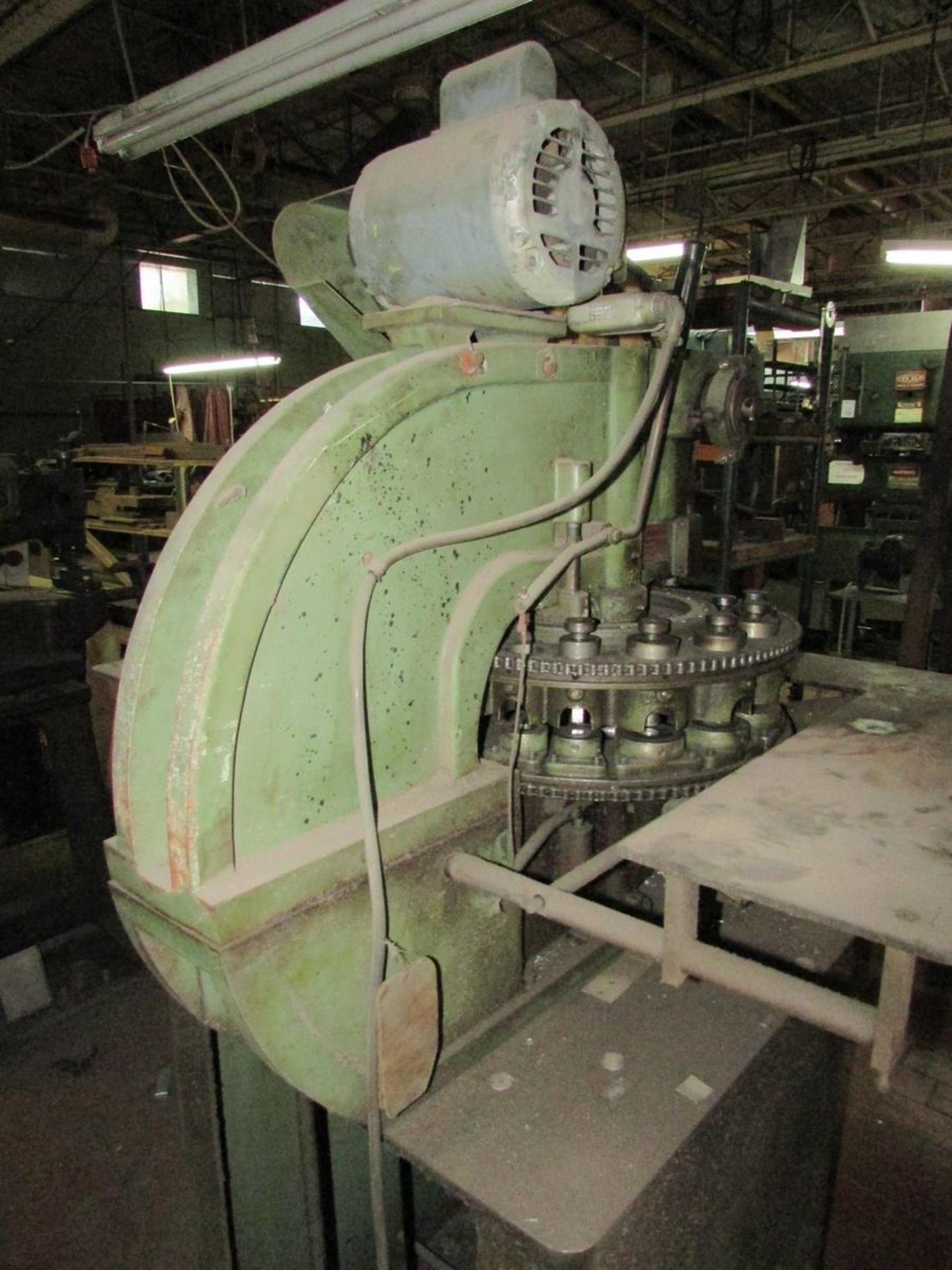 Di-Acro No. 18 7-1/2 Ton Turret Punch Press, 18- Punch Turret, 2" Hole 16 Ga Capacity, 19" Throat, - Image 11 of 12