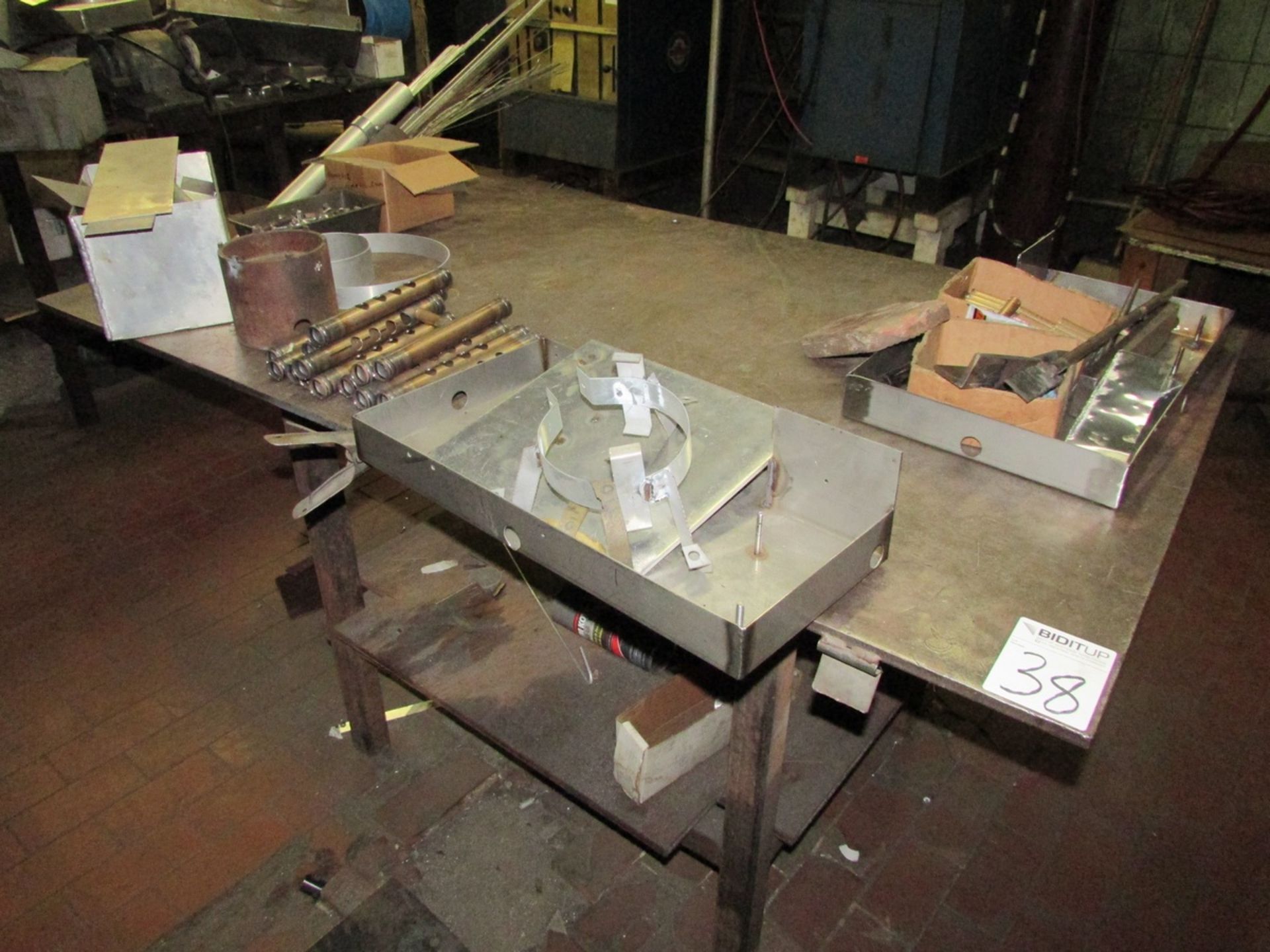Contents of AC Assembly Area, To Include (7) Double Sided Wood Workstations, (28) Sections of - Image 45 of 107