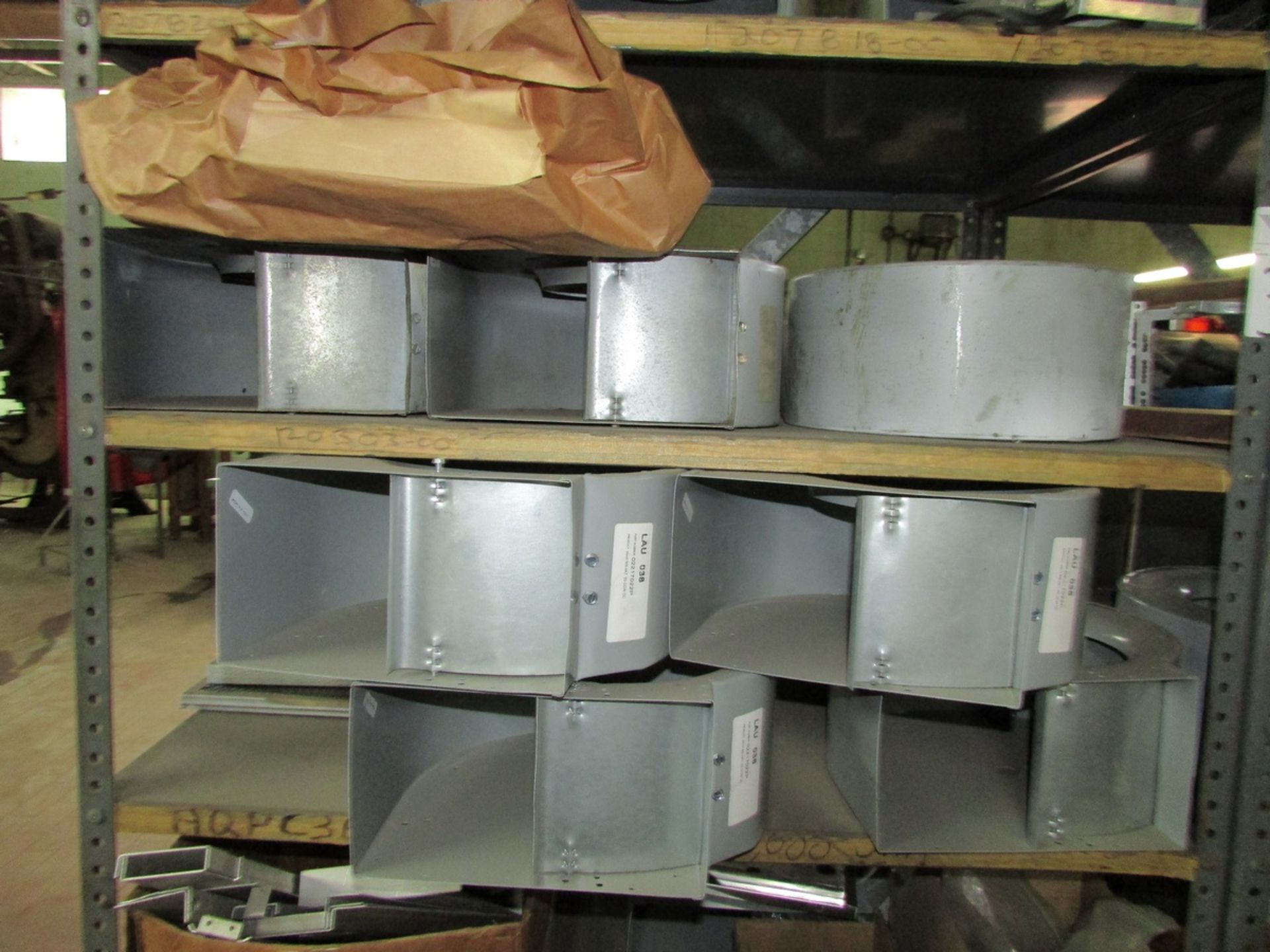 Contents of AC Assembly Area, To Include (7) Double Sided Wood Workstations, (28) Sections of - Image 14 of 107