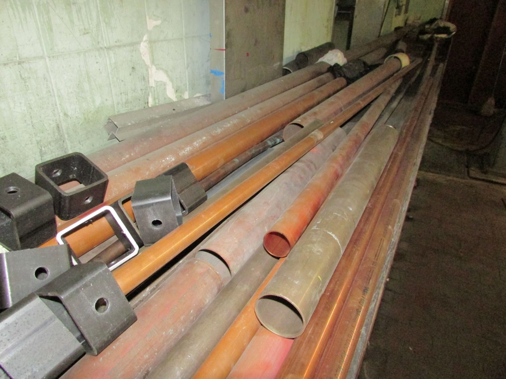 Remaining Contents of Return Cage and Prep Room, To Include Assorted Copper Pipe, PVC Pipe, Lockers, - Image 2 of 15