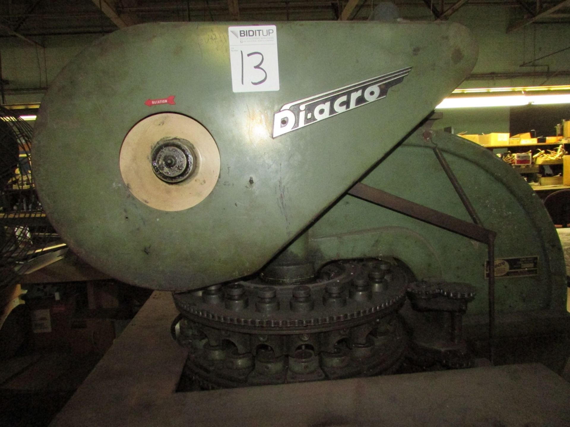 Di-Acro No. 18 7-1/2 Ton Turret Punch Press, 18- Punch Turret, 2" Hole 16 Ga Capacity, 19" Throat, - Image 8 of 12