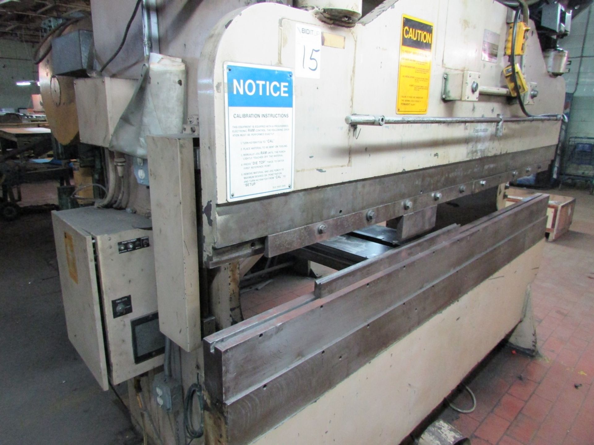 Di-Acro 75-8 75 Ton Capacity 8' Hydraulic Press Brake, 78" Between Housings, 3" Stroke, 4" - Image 14 of 23