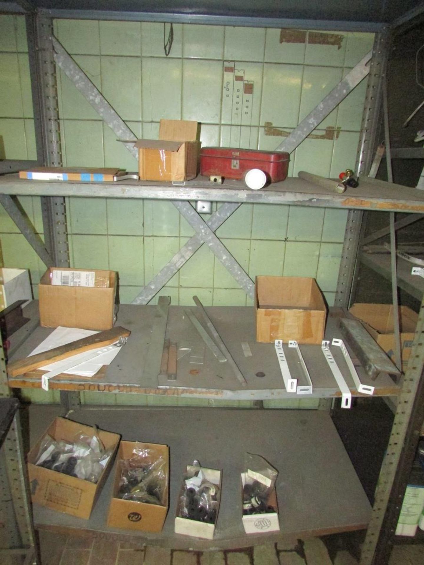 Contents of AC Assembly Area, To Include (7) Double Sided Wood Workstations, (28) Sections of - Image 72 of 107