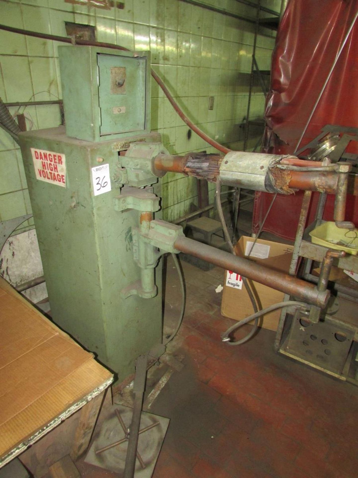 American Industrial Equipment Corp. 2SR24M 40KVA Spot Welder, 180A 220V 50-60Hz, 24" Throat - Image 2 of 7