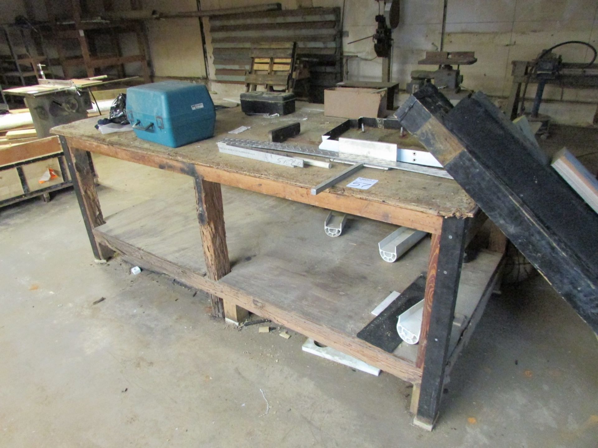 Remaining Contents of Woodshop, To Include 2- Door Cabinets, Adjustable Shelving Units, Wood - Image 6 of 16
