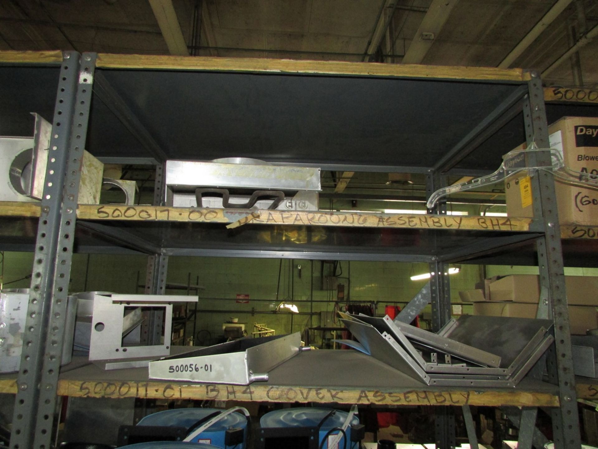 Contents of AC Assembly Area, To Include (7) Double Sided Wood Workstations, (28) Sections of - Image 6 of 107
