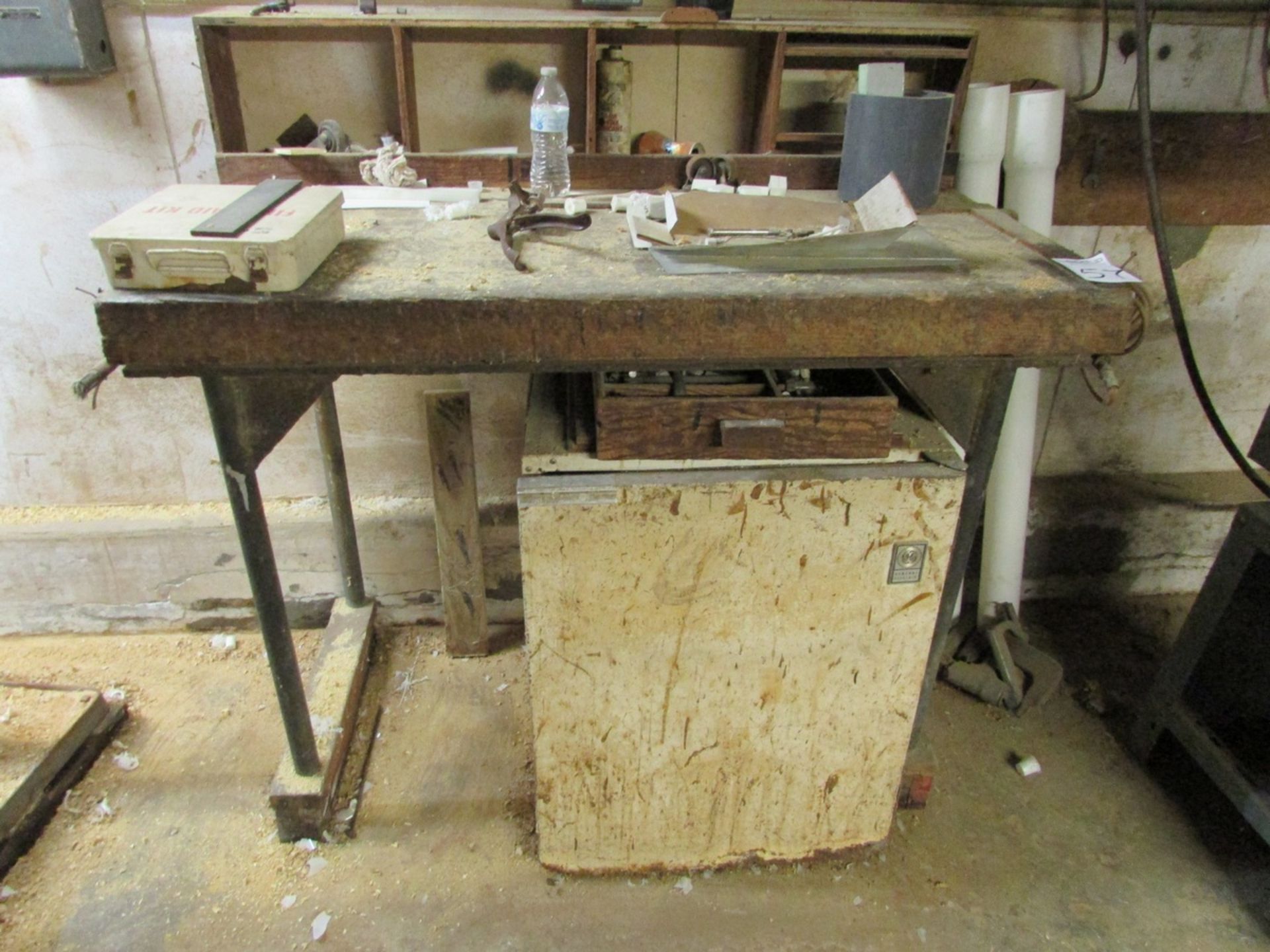 Remaining Contents of Woodshop, To Include 2- Door Cabinets, Adjustable Shelving Units, Wood - Image 7 of 16