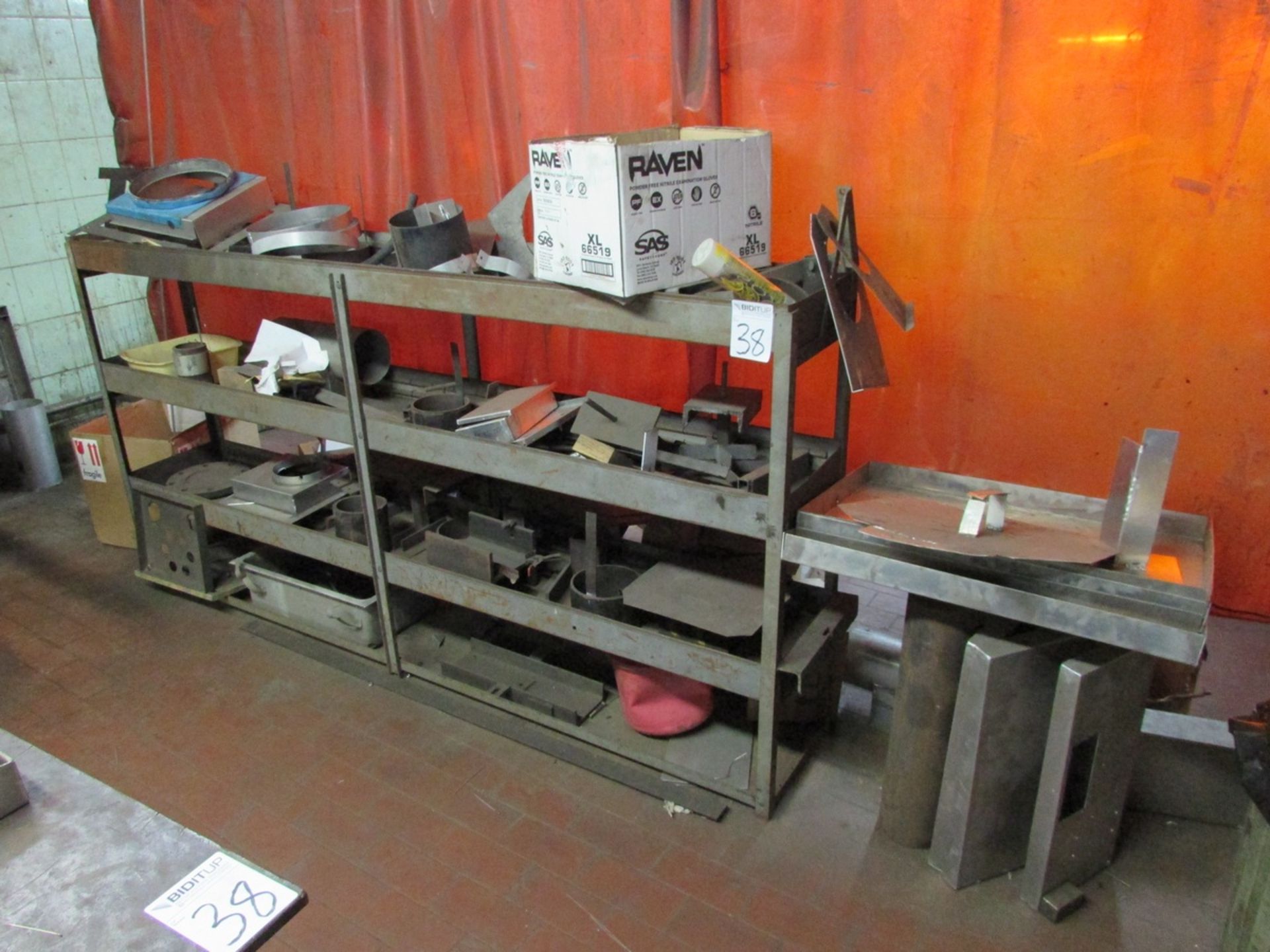 Contents of AC Assembly Area, To Include (7) Double Sided Wood Workstations, (28) Sections of - Image 46 of 107