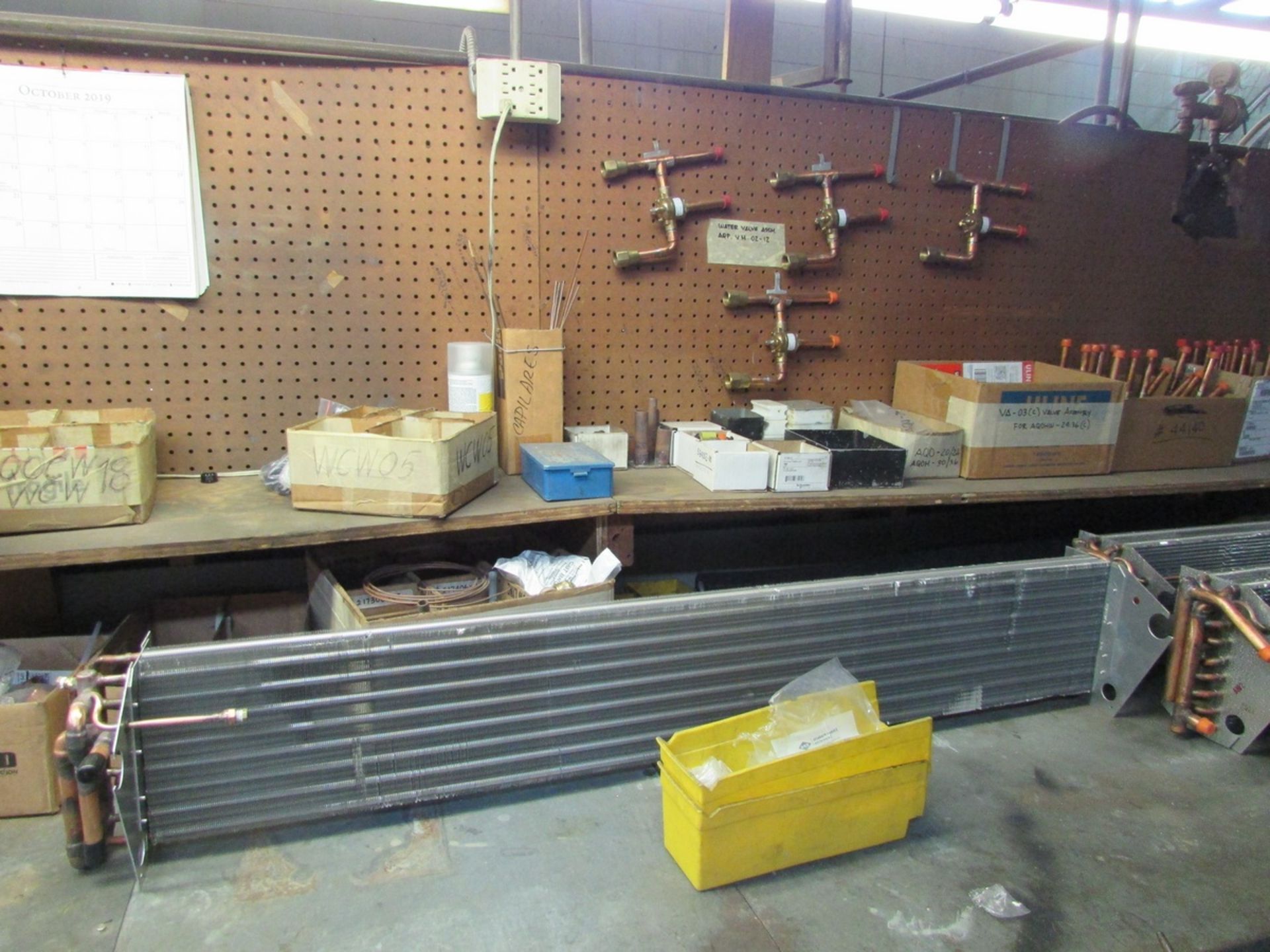 Contents of AC Assembly Area, To Include (7) Double Sided Wood Workstations, (28) Sections of - Image 56 of 107