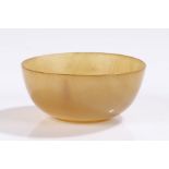 Chinese horn bowl, of small proportions, 6cm diameter