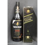Johnnie Walker Black Label age 12 years, 70cl, Captain Morgan Jamaica Rum, 1 litre (2)