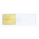 J B Dancer Microdot photograph microscope slide, titled £20 Banknote