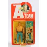 Galoob A Team figure, John "Hannibal" Smith, card and bubble, 1983