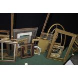 Large collection of frames, 19th to 20th Century, (qty)