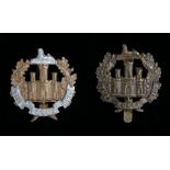 Two cap badges to the 8th (Cyclist) Battalion the Essex Regiment, (2)