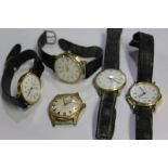 Five gentleman's wristwatches, consisting of three Sekondas, a Rotary and a Ramona automatic (5)