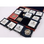 Collection of coins, to include Westminster mint silver examples and others,(qty)