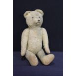 early 20th century teddy bear, with articulated limbs