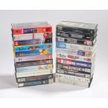 A collection of 22 Beatles VHS videos to include films made by the band and individual members,