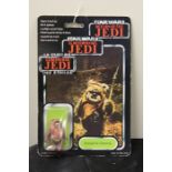 Palitoy Wicket W. Warrick, Star Wars , Return of the Jedi, 1983, upon a 79 back punched card