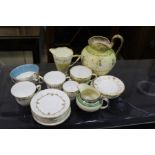 Royal Worcester tea set, consisting of cups and saucers, also together with single cups and