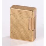 Dupont gold plated lighter