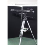 Sky-watcher telescope and tripod with accessories (qty)