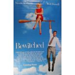 Bewitched, Nicole Kidman and Will Ferrell, large size foyer double sided poster, 51" x 92"
